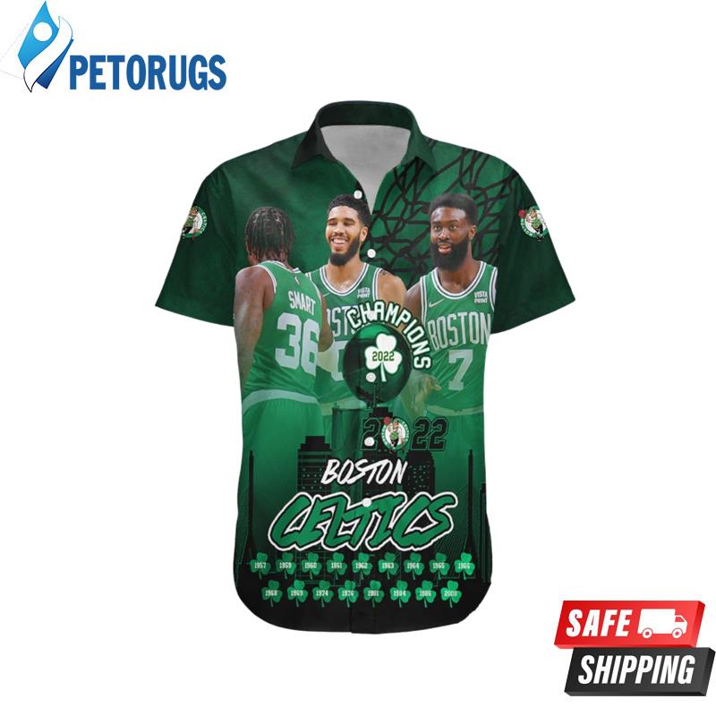 Boston Celtics Personalized Celtic Pride Players Champions NBA Hawaiian Shirt