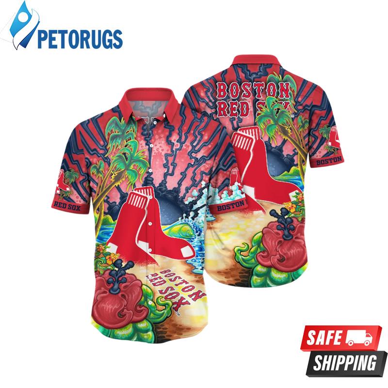 Boston Red Sox MLB Air Conditioningtime Aloha Hawaiian Shirt