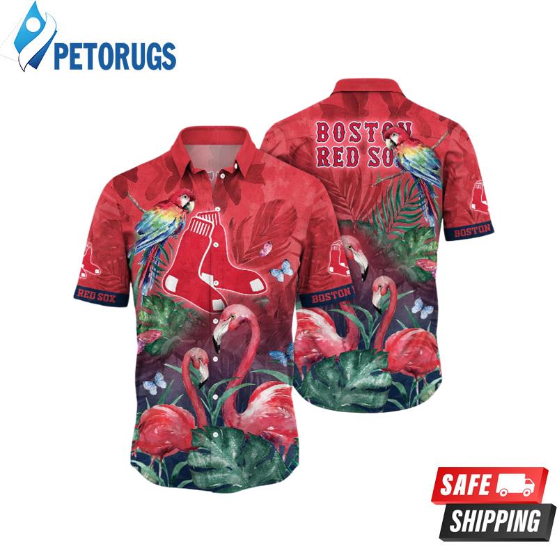 Boston Red Sox MLB Flamingo Summer Aloha Hawaiian Shirt