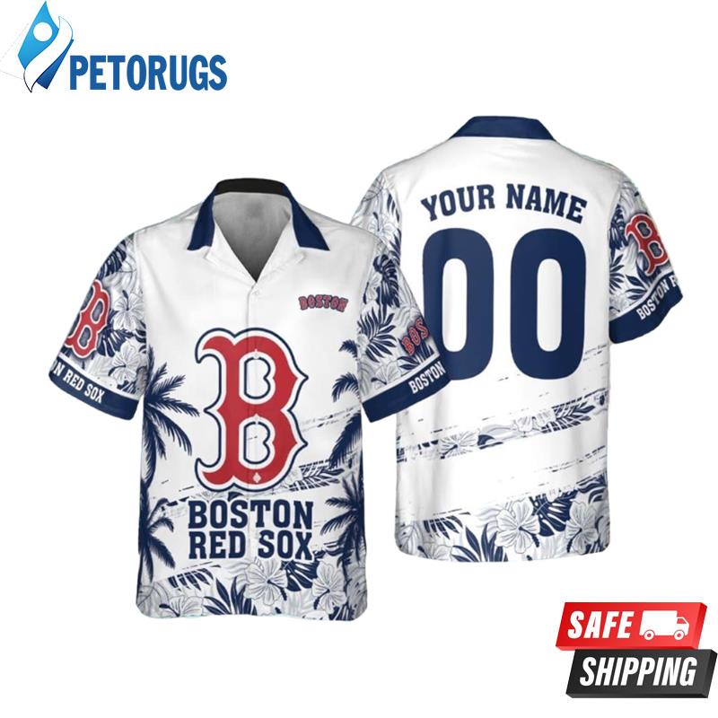 Boston Red Sox MLB Flower Pattern Summer Hawaiian Shirt