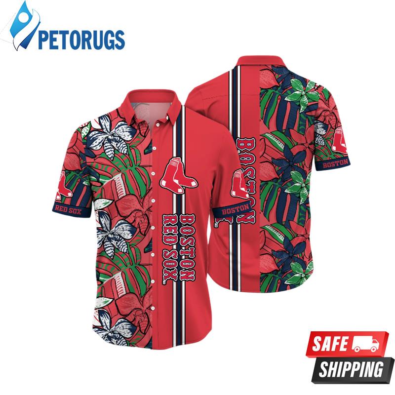 Boston Red Sox MLB Long Days International Tie Hawaiian Shirt