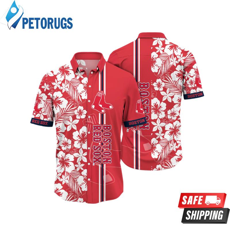 Boston Red Sox MLB Mid-Yeartime Aloha Hawaiian Shirt