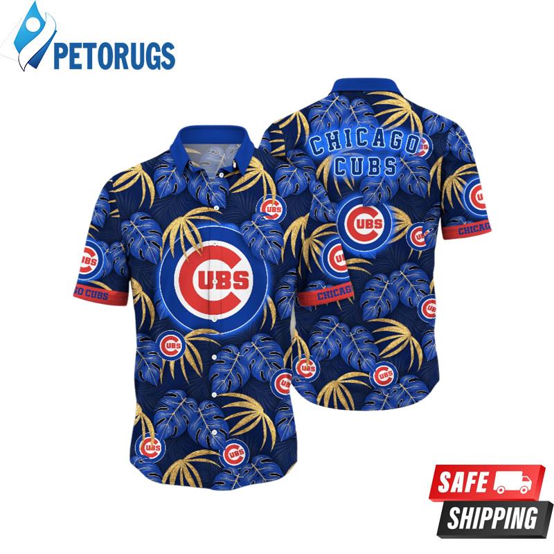Chicago Cubs MLB Ocean Waves Aloha Hawaiian Shirt