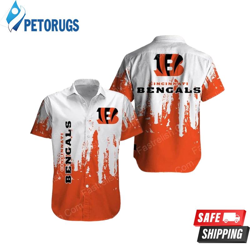 Cincinnati Bengals Logo Hawaiian Shirt