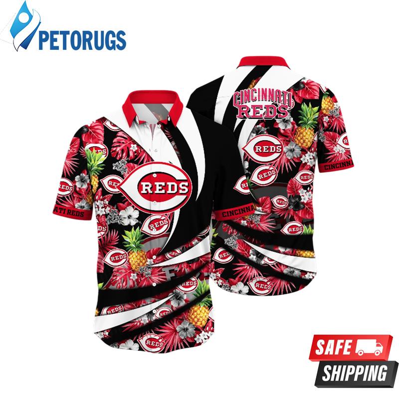 Cincinnati Reds MLB Beer Gardens Aloha Hawaiian Shirt