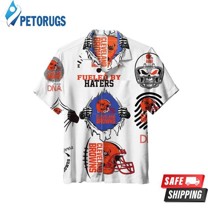 Cleveland Browns Fans Gift Logo Sport Lover White Hawaiian Shirt