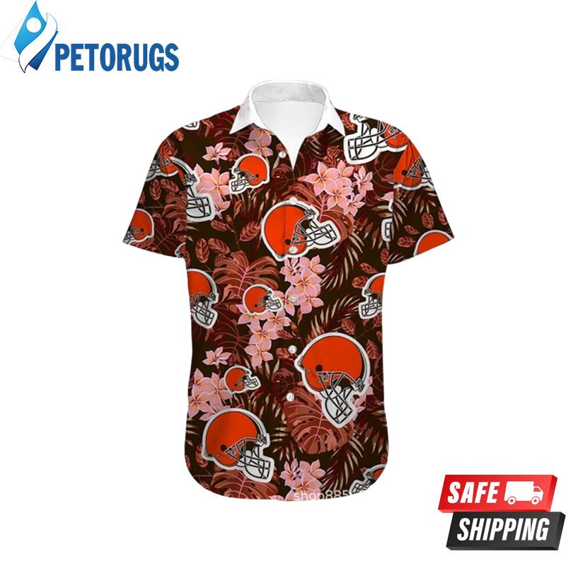 Cleveland Browns NFL Hibiscus Hawaiian Shirt