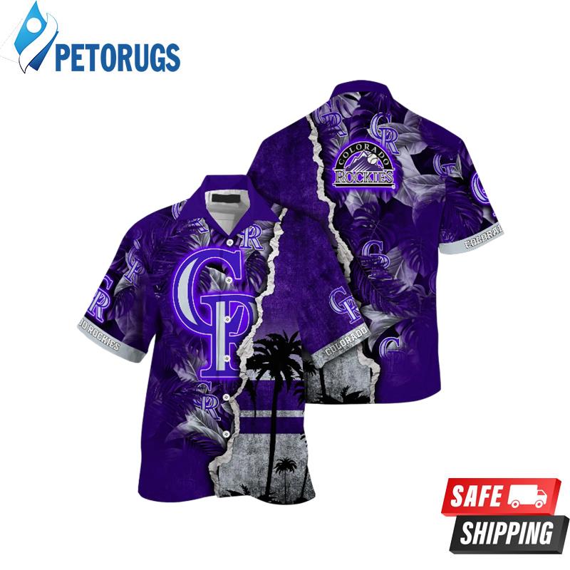 Colorado Rockies MLB Custom Hot Sands Aloha Hawaiian Shirt