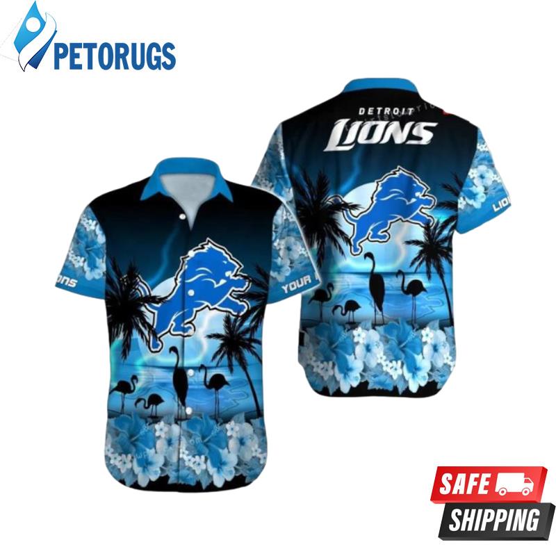 Custom Name Detroit Lions NFL Football Hawaiian Shirt