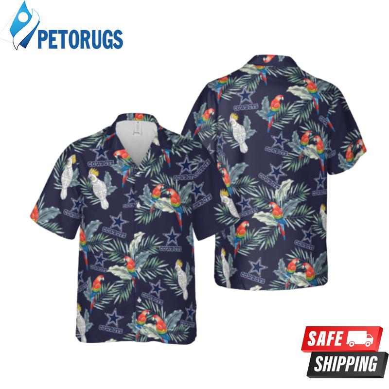 Dallas Cowboys parrot Hawaiian Shirt