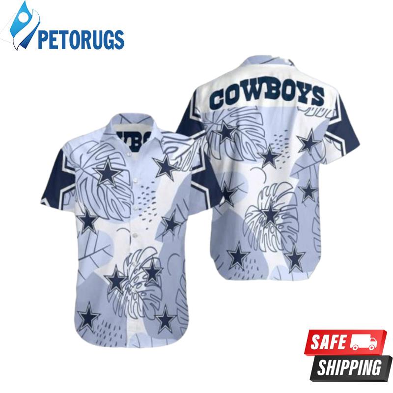 Dark Blue Dallas Cowboys Hawaiian Shirt