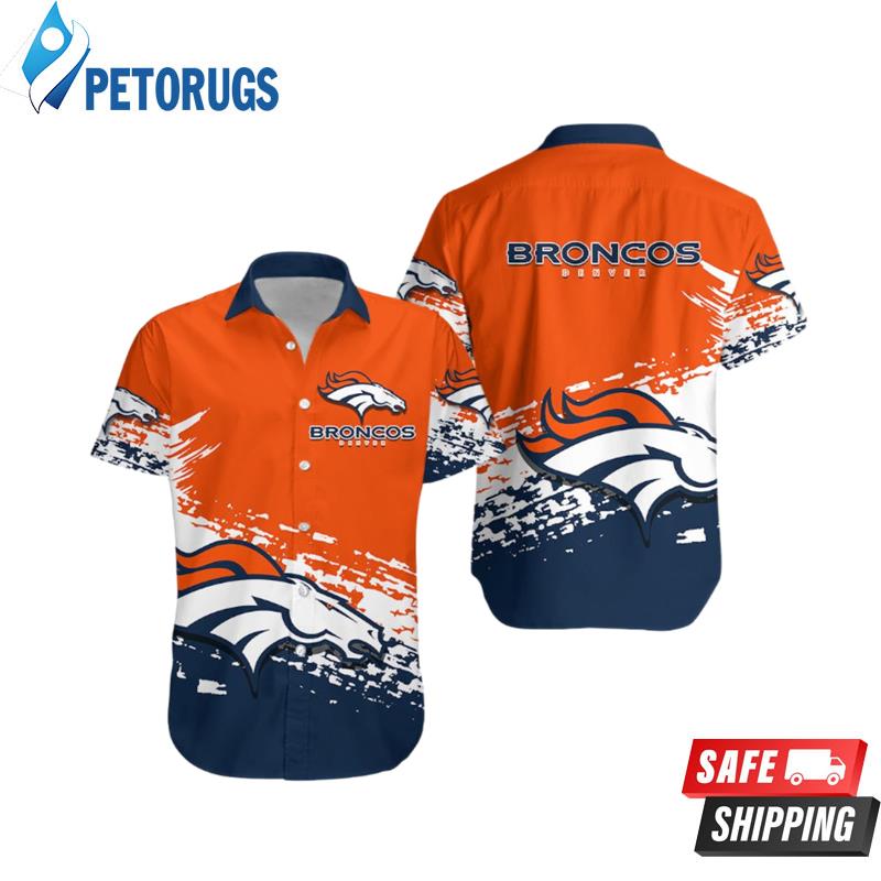 Denver Broncos Grunge Style Hot Trending Hawaiian Shirt