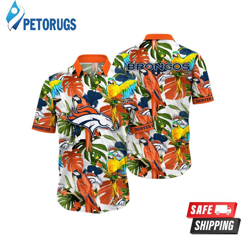 Denver Broncos NFL Warm Nightstime Aloha Hawaiian Shirt