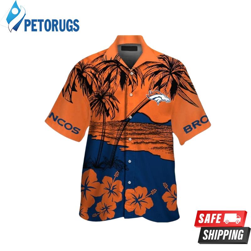 Denver Broncos Short Sleeve Hawaiian Shirt