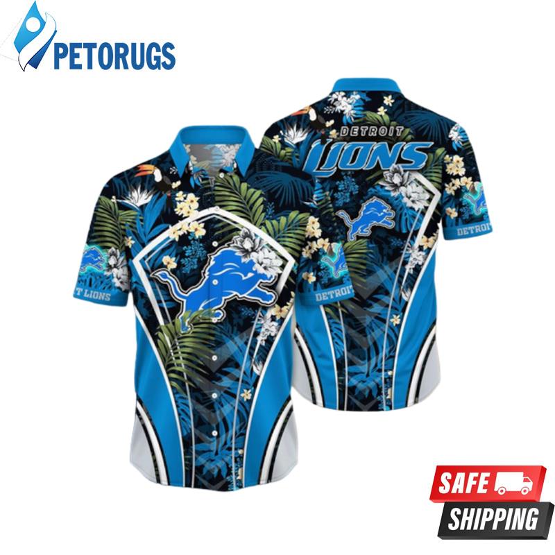 Detroit Lions NFL Flower Hawaiian Shirt