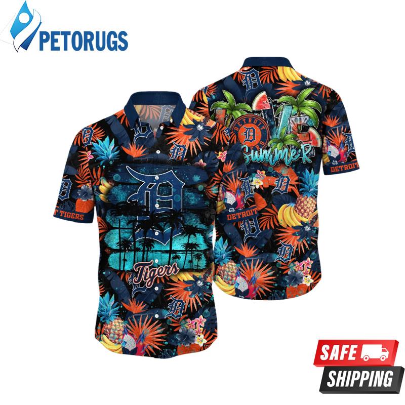 Detroit Tigers MLB Barbecues Aloha Hawaiian Shirt