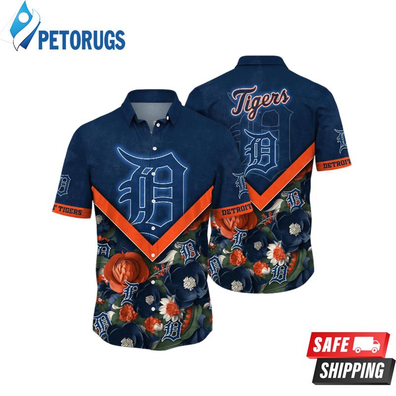 Detroit Tigers MLB Custom Tropical Aloha Hawaiian Shirt