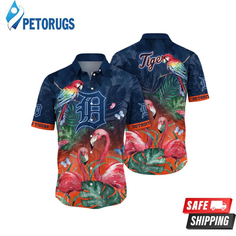 Detroit Tigers MLB Pool Days Aloha Hawaiian Shirt