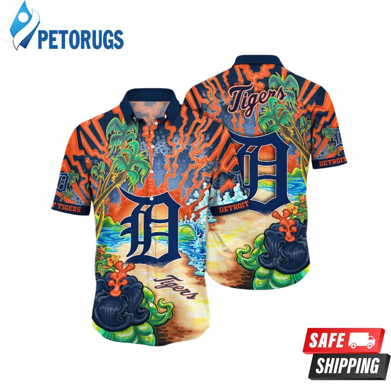 Detroit Tigers MLB Sandalstime Aloha Hawaiian Shirt