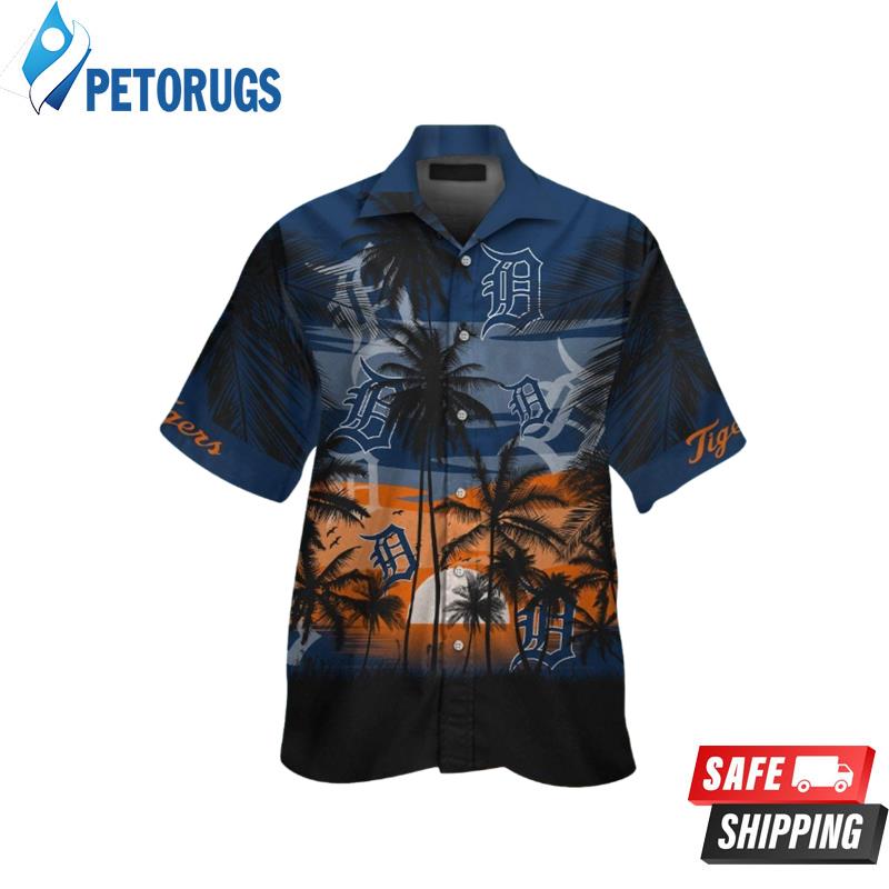 Detroit Tigers Short Sleeve Hawaiian Shirt