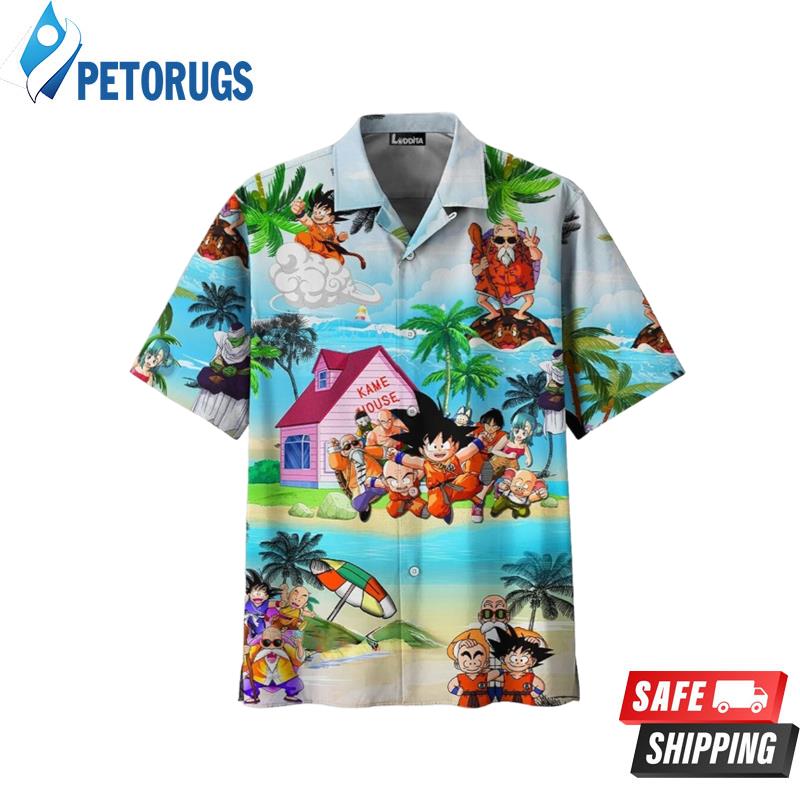 Dragon Ball Short Sleeve Summer Hawaiian Shirt