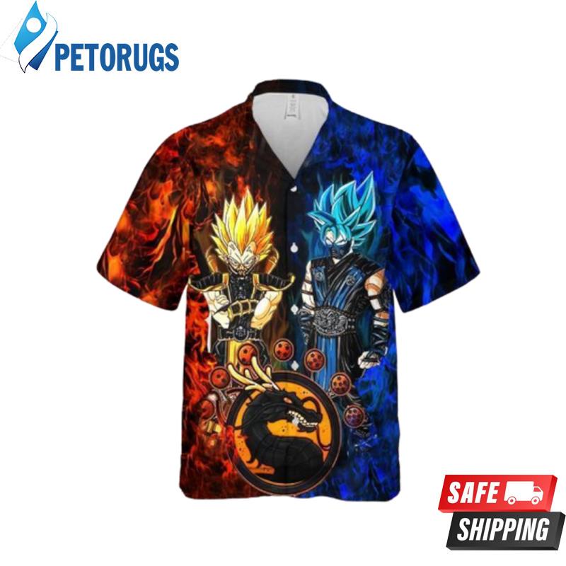 Dragon Ball Z Gift Son Goku and Vegeta Hawaiian Shirt
