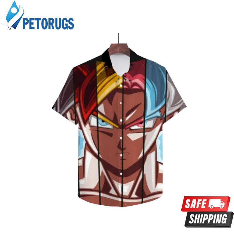 Dragon Ball Z Super Saiya Men's Clothes Oversized High Quality 2023 Beach Style 5XL Goku Seaside Trip Cool Hawaiian Shirt