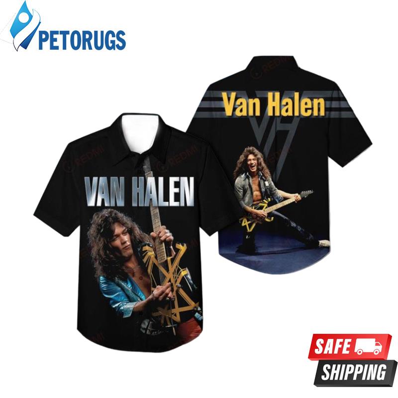 Eddie Van Halen Summer Beach Hawaiian Shirt