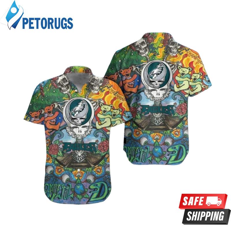 Grateful Dead NFL Philadelphia Eagles Hawaiian Shirt