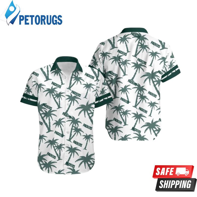 Green Bay Packers Coconut Tree Nfl Hawaiian Shirt