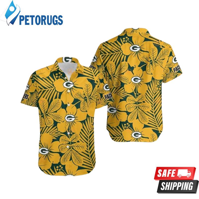 Green Bay Packers Flower Cool Hawaiian Shirt