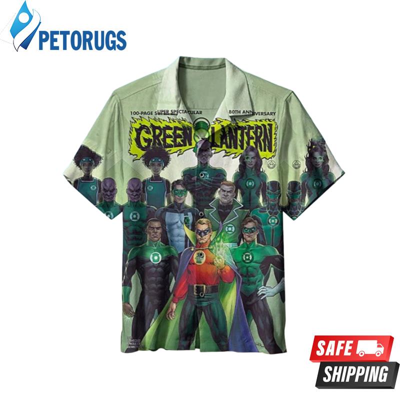 Green Lantern Legion Hawaiian Shirt