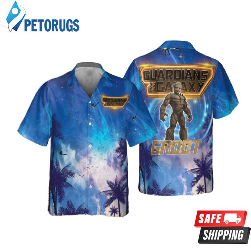 Groot Guardians Of The Galaxy Universe Hawaiian Shirt