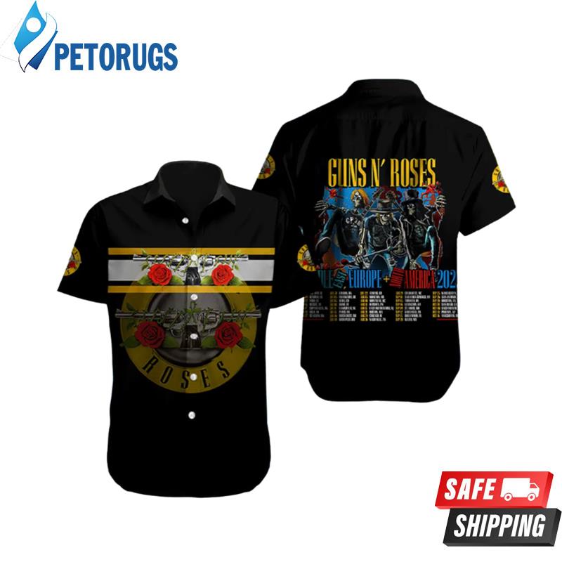 Gun N' Roses North America Tour Hawaiian Shirt