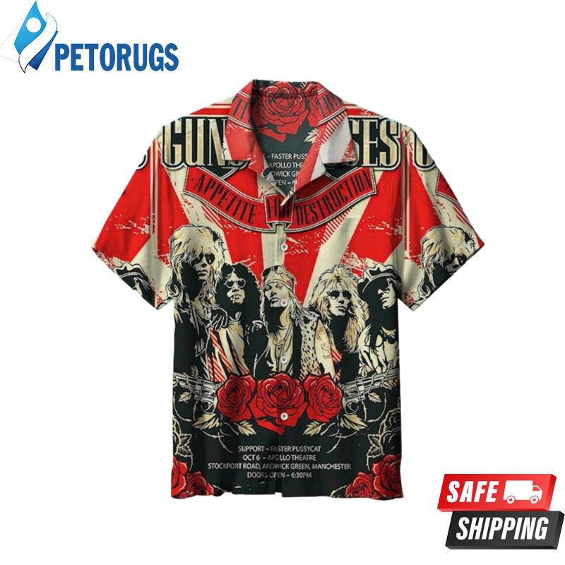 Guns N?Roses Hawaiian Shirt