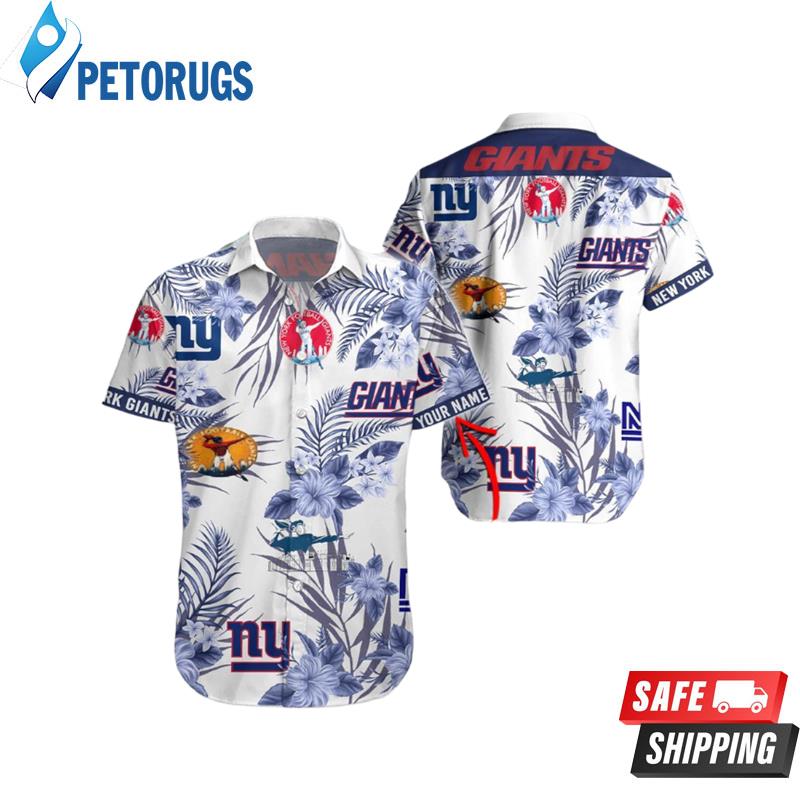 HOT New York Giants Logo History Custom Hawaiian Shirt