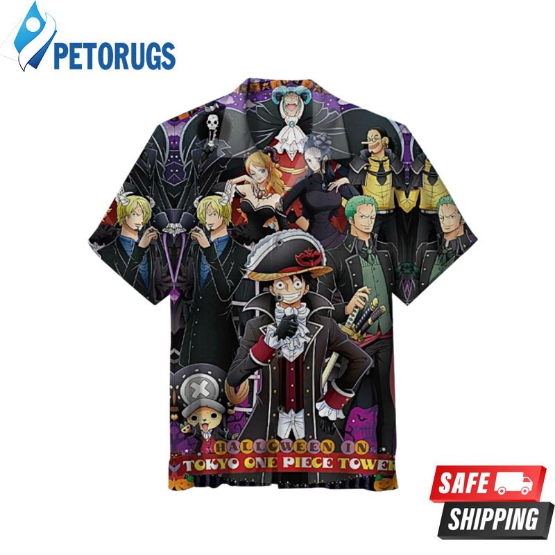 Halloween One Piece Inspired Design Hawaiian Shirt