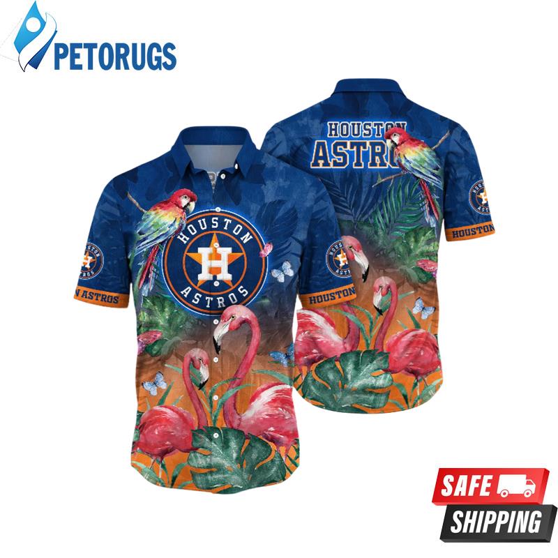 Houston Astros MLB Flamingo Summertime Aloha Hawaiian Shirt