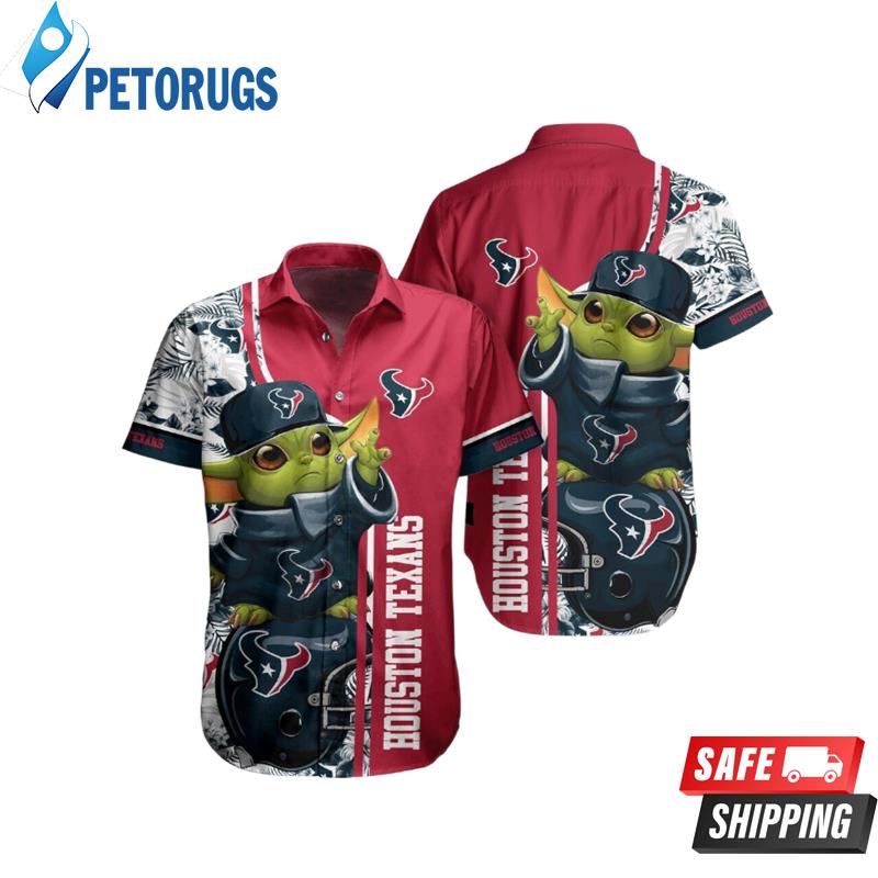 Houston Texans Baby Yoda NFL Hawaiian Shirt