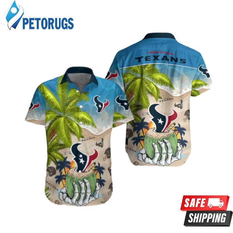 Houston Texans Button Hawaiian Shirt