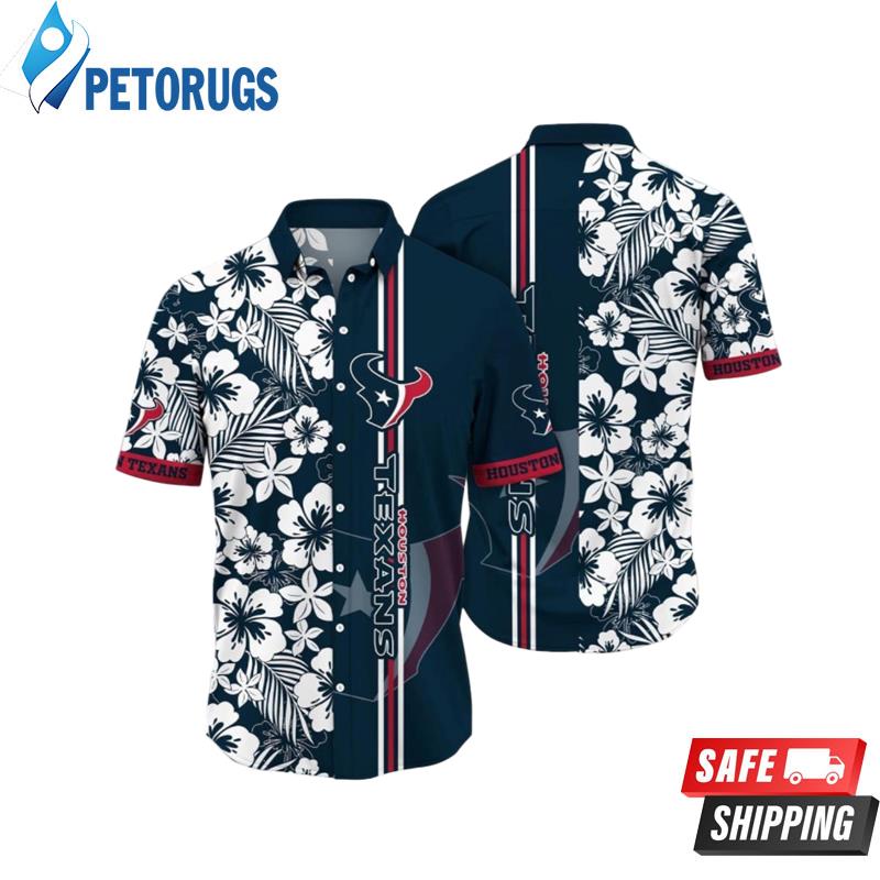 Houston Texans Flower Aloha Island Hawaiian Shirt