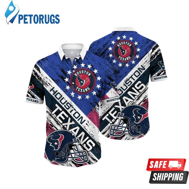 Houston Texans NFL Rugby Helmet Hawaiian Shirt