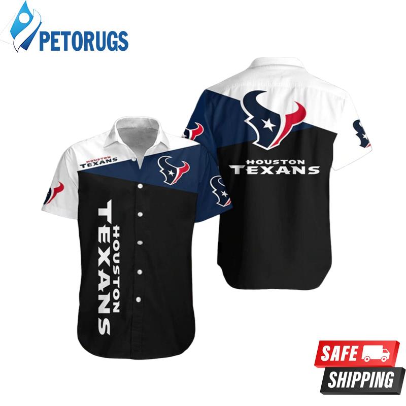 Houston Texans NFL Tropical Flower Hawaiian Shirt - Peto Rugs