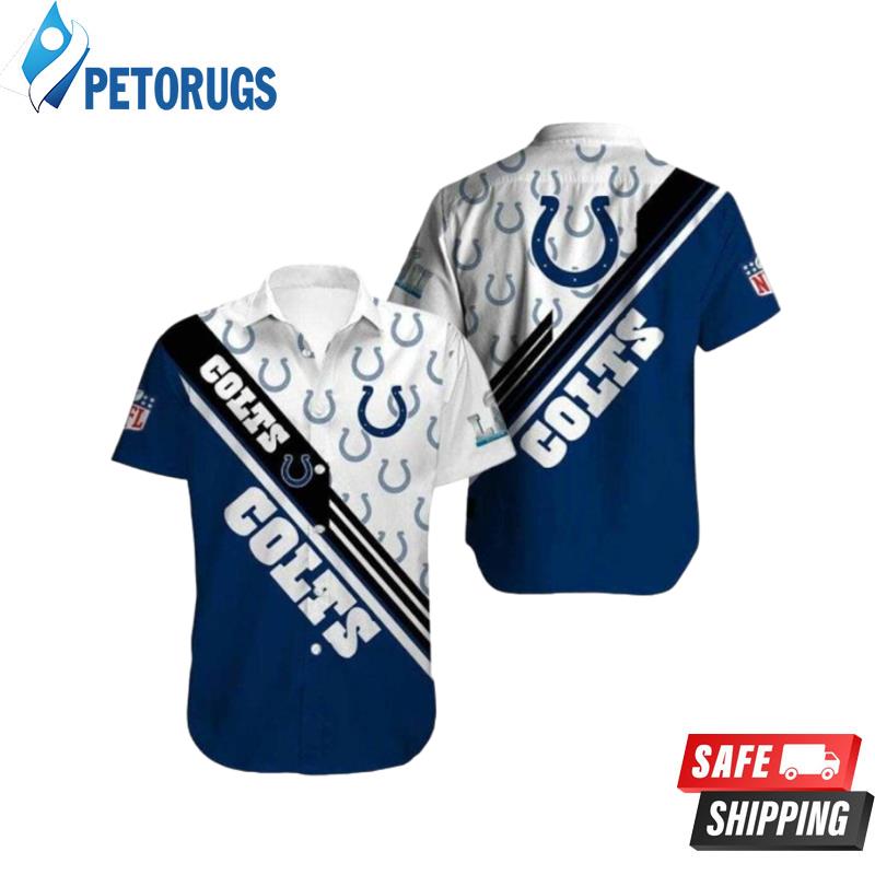 Indianapolis Colts  NFL Summer Beach Short Sleeve Hawaiian Shirt