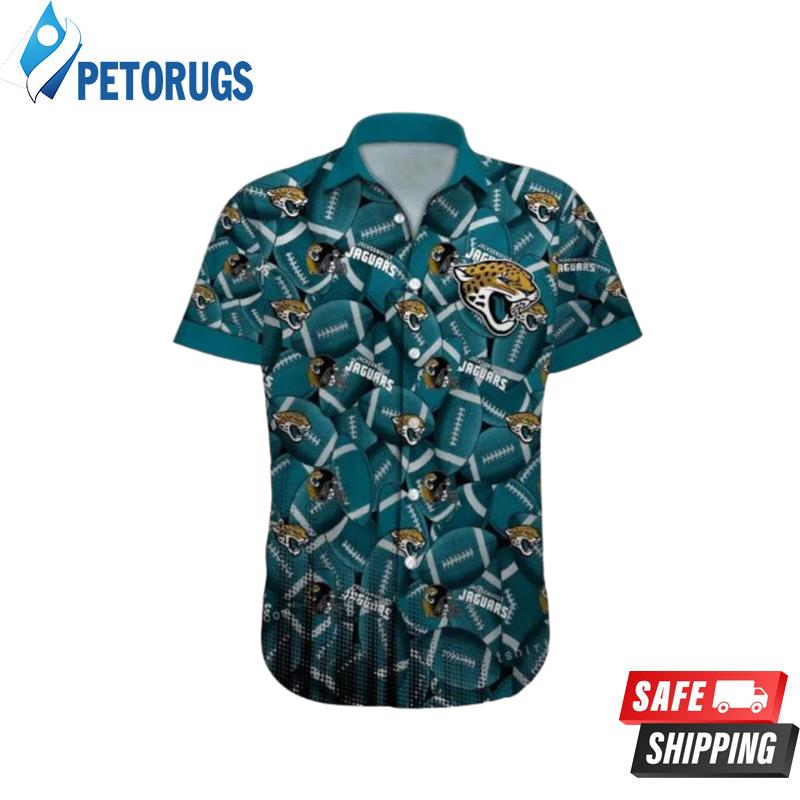 Jacksonville Jaguars NFL Football Custom Name Button Up Hawaiian Shirt