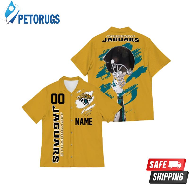 Jacksonville Jaguars Sports American Custom Name And Number Hawaiian Shirt