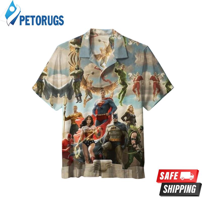 Justice League Cartoon Hawaiian Shirt