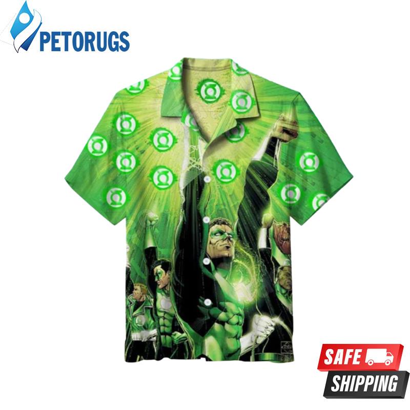 Justice League Green Lantern DC Hawaiian Shirt