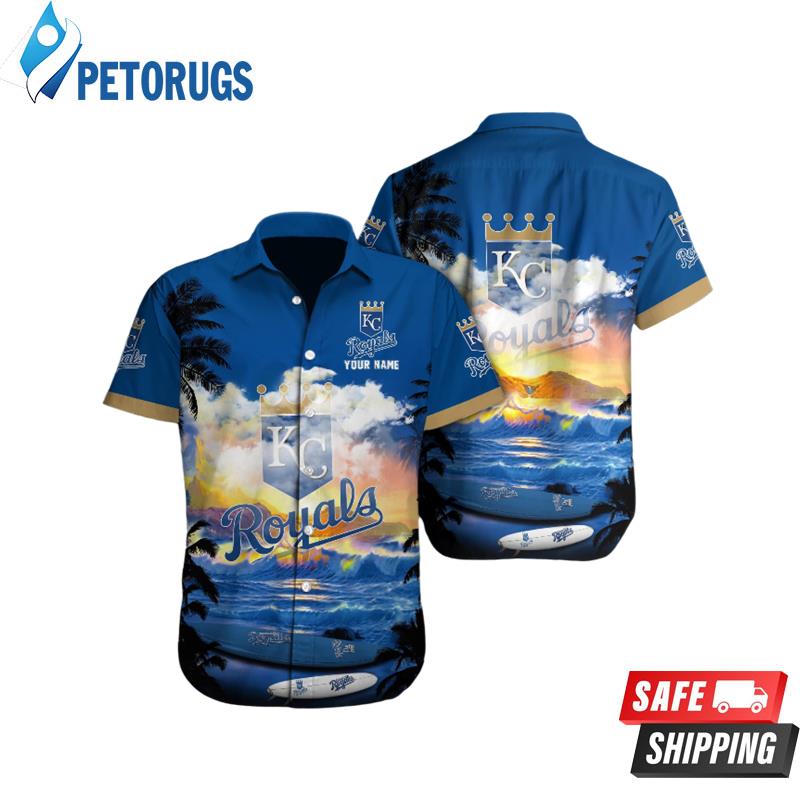 Kansas City Royals Aloha With Custom Name Hawaiian Shirt