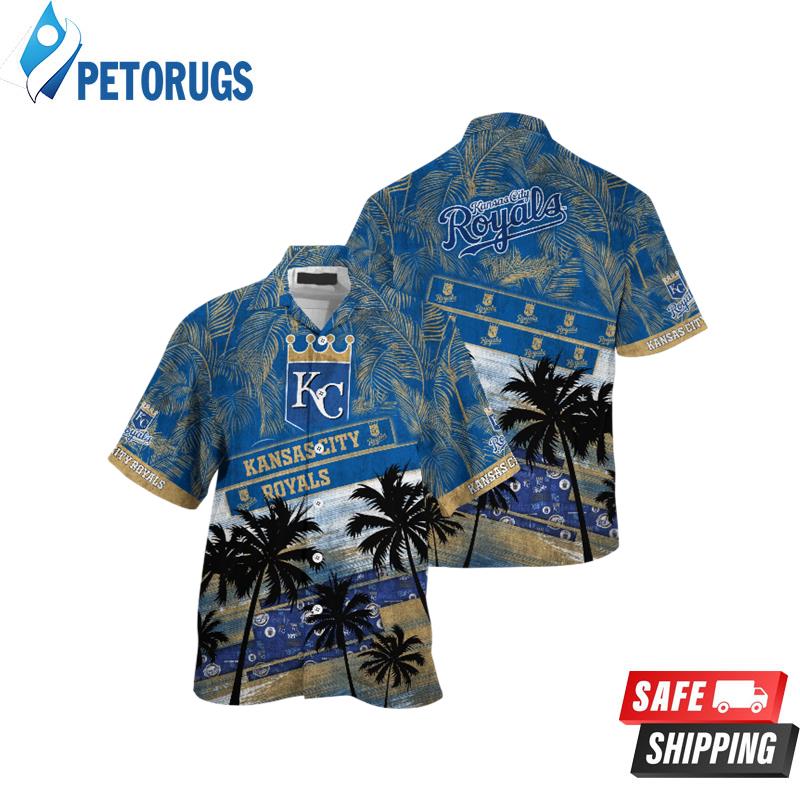 Kansas City Royals MLB Palm Tree Pattern Hawaiian Shirt